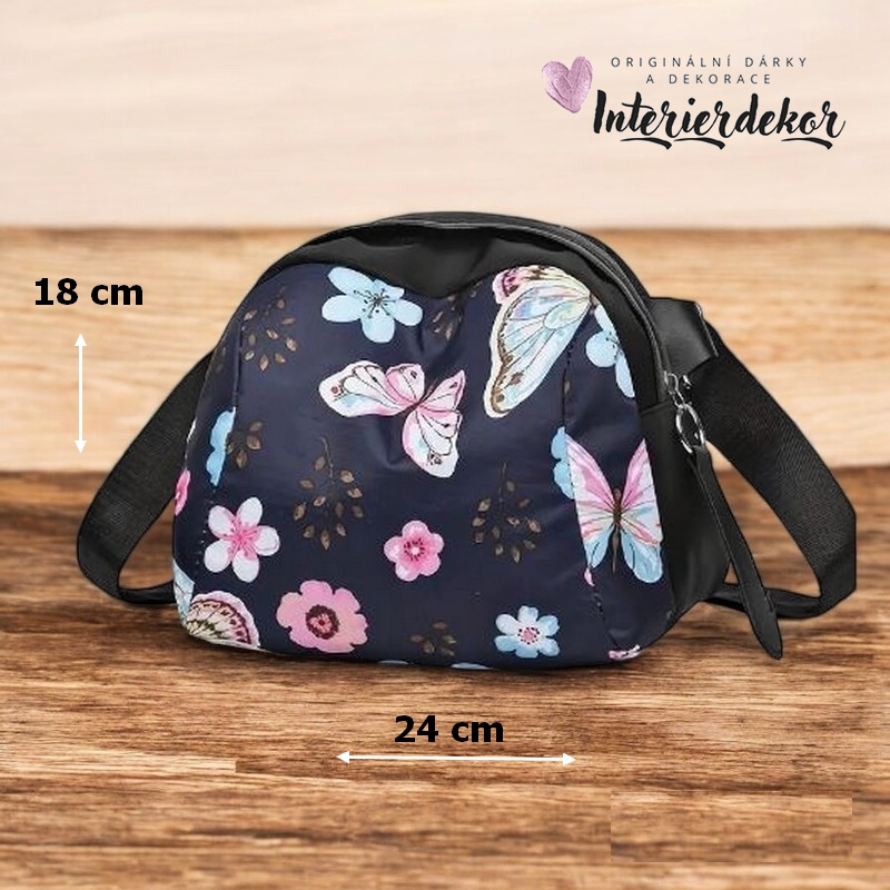 Kabelka crossbody Motýl