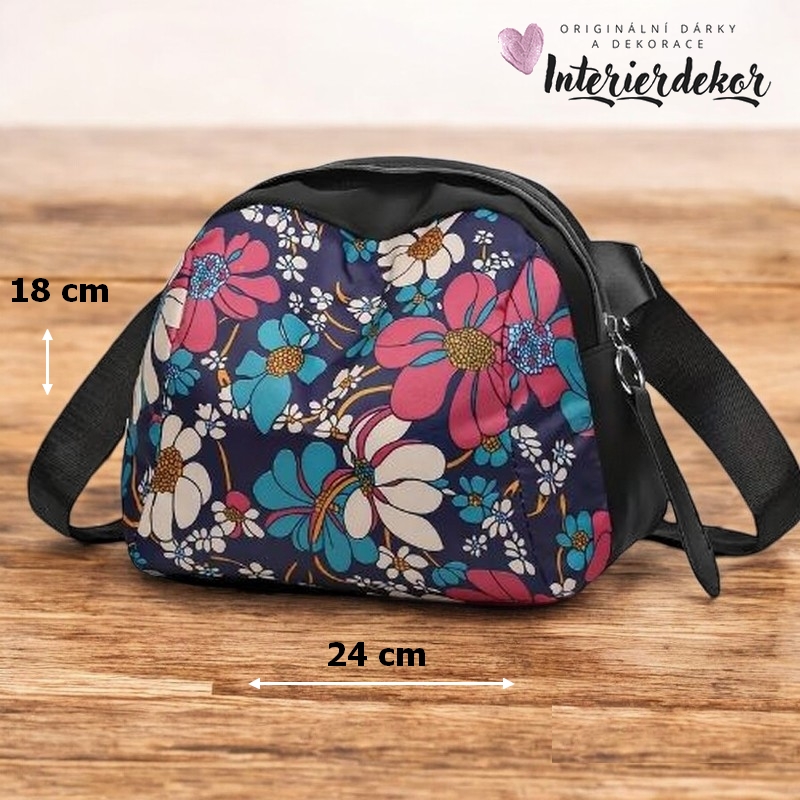 Kabelka crossbody Květy